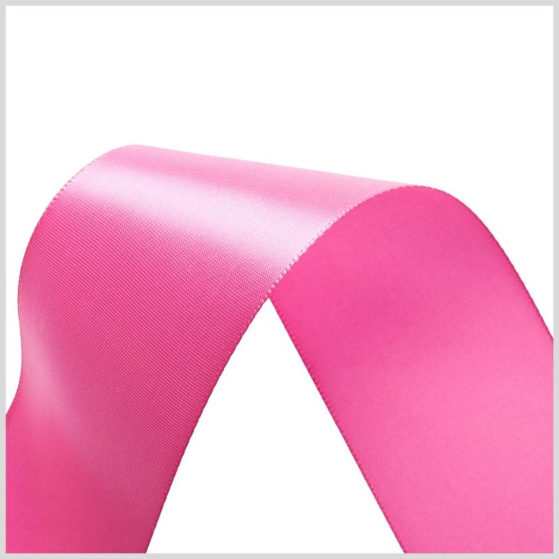 Satin | 1.5" Hot Pink Single Face Satin Ribbon Ribbons Hot Pink