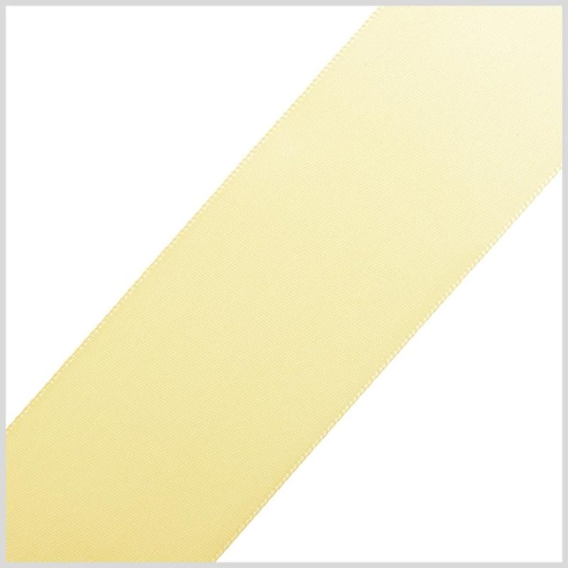 Satin | 1.5" Maize Single Face Satin Ribbon Ribbons Maize