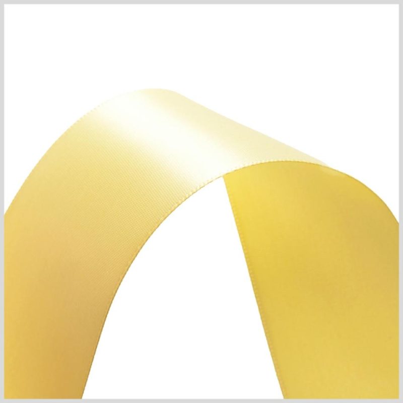 Satin | 1.5" Maize Single Face Satin Ribbon Ribbons Maize