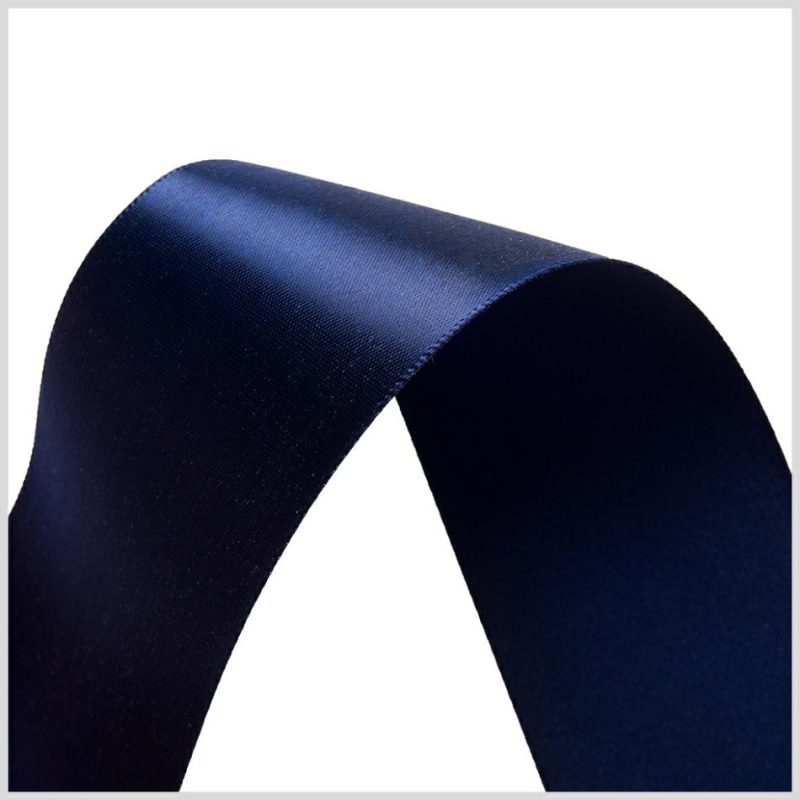 Satin | 1.5" Navy Single Face Satin Ribbon Ribbons Navy