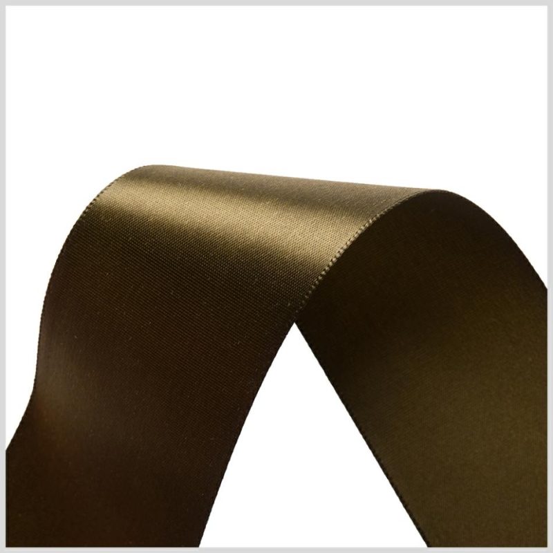 Satin | 1.5" Olive Single Face Satin Ribbon Ribbons Olive