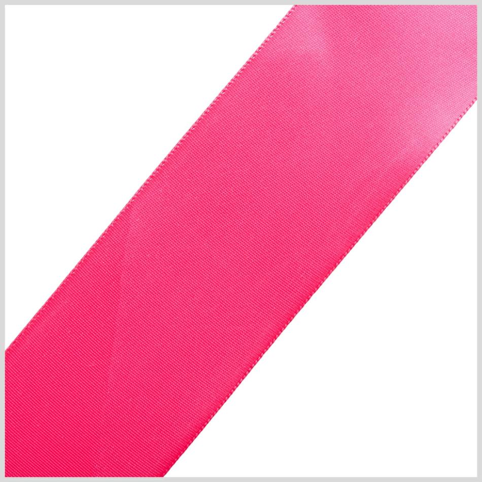 Satin | 1.5" Shocking Pink Single Face Satin Ribbon Ribbons Satin