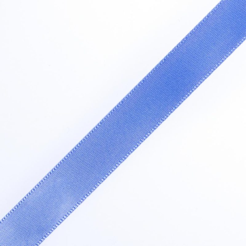 Satin | 1/2" Blue Iris Single Face Satin Ribbon Ribbons Blue Iris