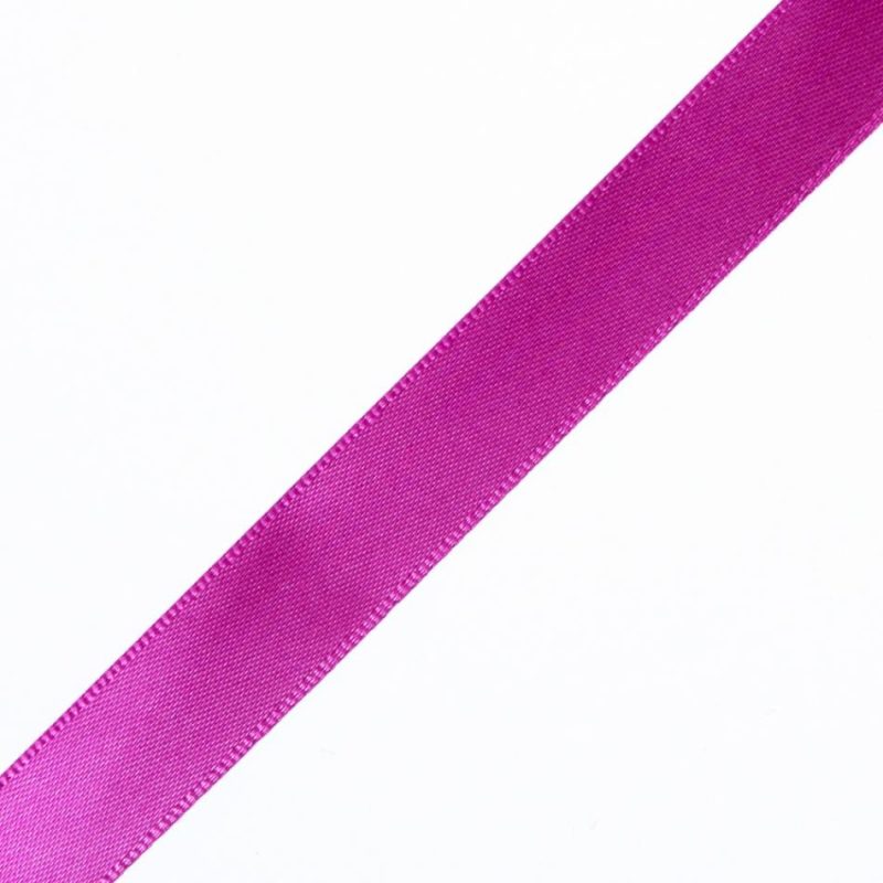 Satin | 1/2" Festive Fuchsia Single Face Satin Ribbon Ribbons Festive Fuchsia