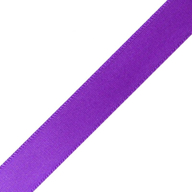 Satin | 1/2" Purple Single Face Satin Ribbon Ribbons Purple