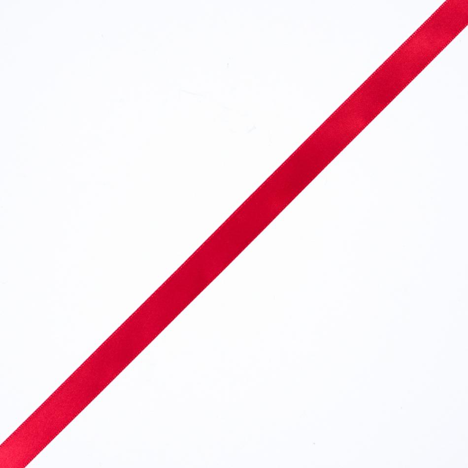 Satin | 1/2" Red Single Face Satin Ribbon Ribbons Red