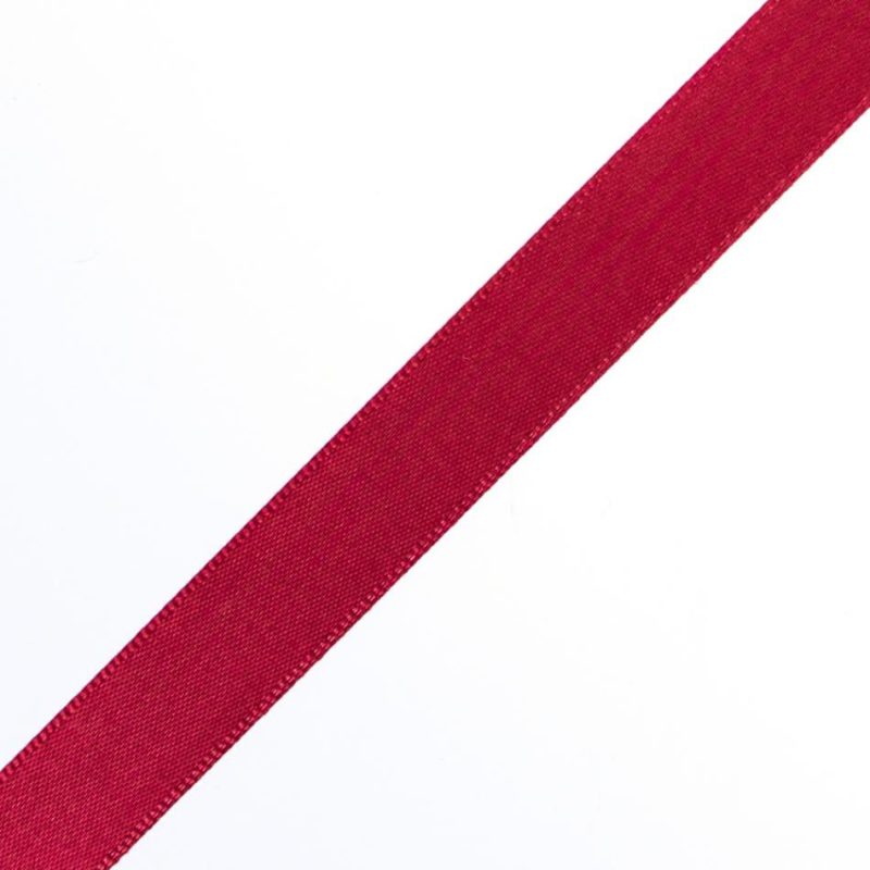 Satin | 1/2" Scarlet Single Face Satin Ribbon Ribbons Satin