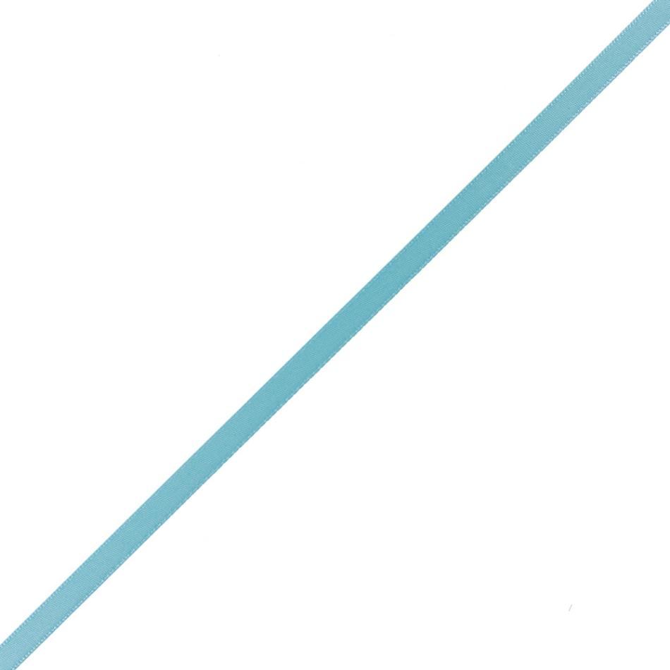 Satin | 1/4" Aquamarine Single Face Satin Ribbon Ribbons Aquamarine