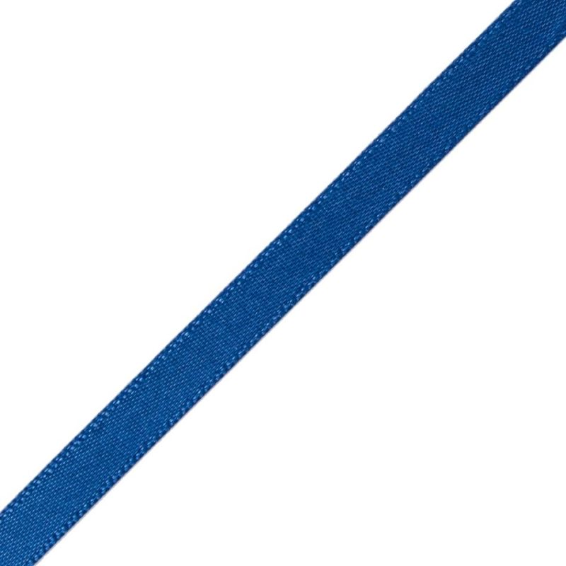 Satin | 1/4" Light Navy Single Face Satin Ribbon Ribbons Light Navy