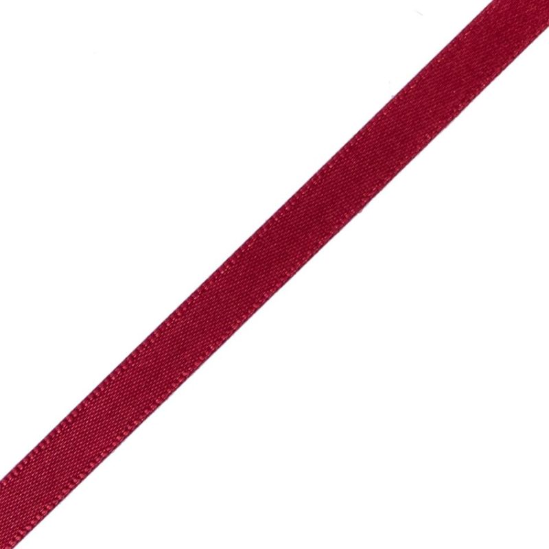 Satin | 1/4" Scarlet Single Face Satin Ribbon Ribbons Satin