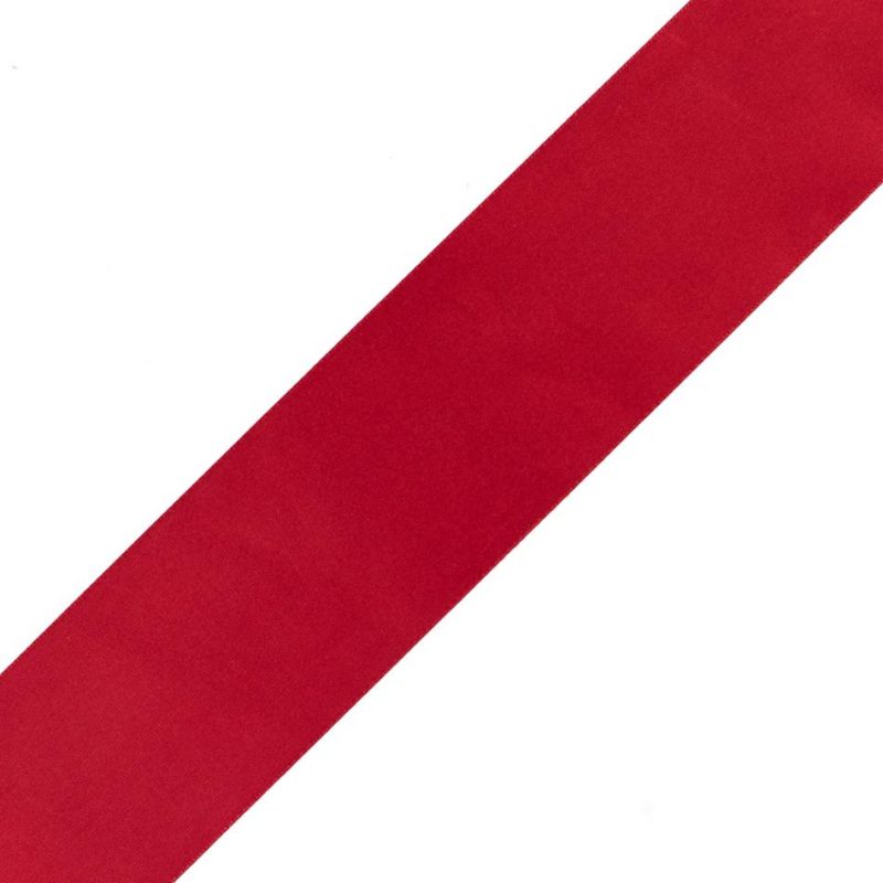 Satin | 2.25" Red Single Face Satin Ribbon Ribbons Red