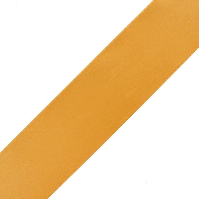 Satin | 2.25" Yellow Gold Single Face Satin Ribbon Ribbons Satin