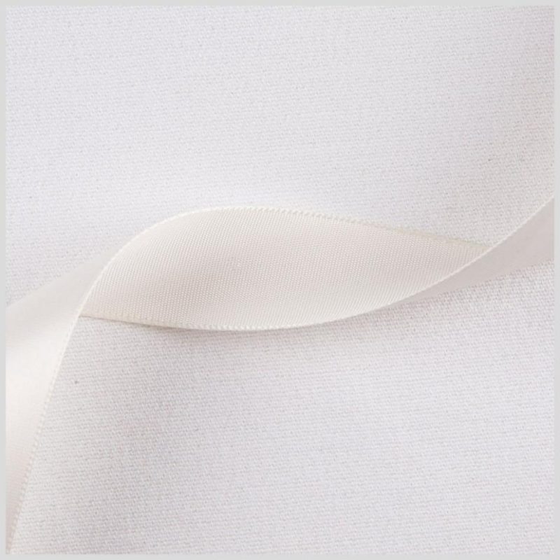 Satin | 7/8" Antique White Single Face Satin Ribbon Ribbons Antique White