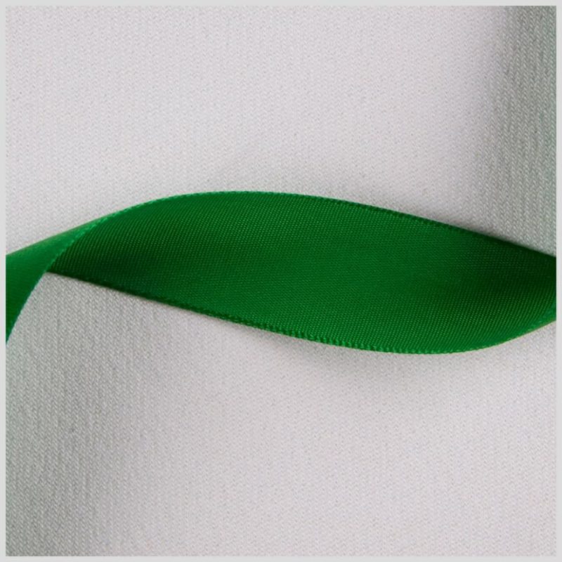 Satin | 7/8" Emerald Single Face Satin Ribbon Ribbons Emerald