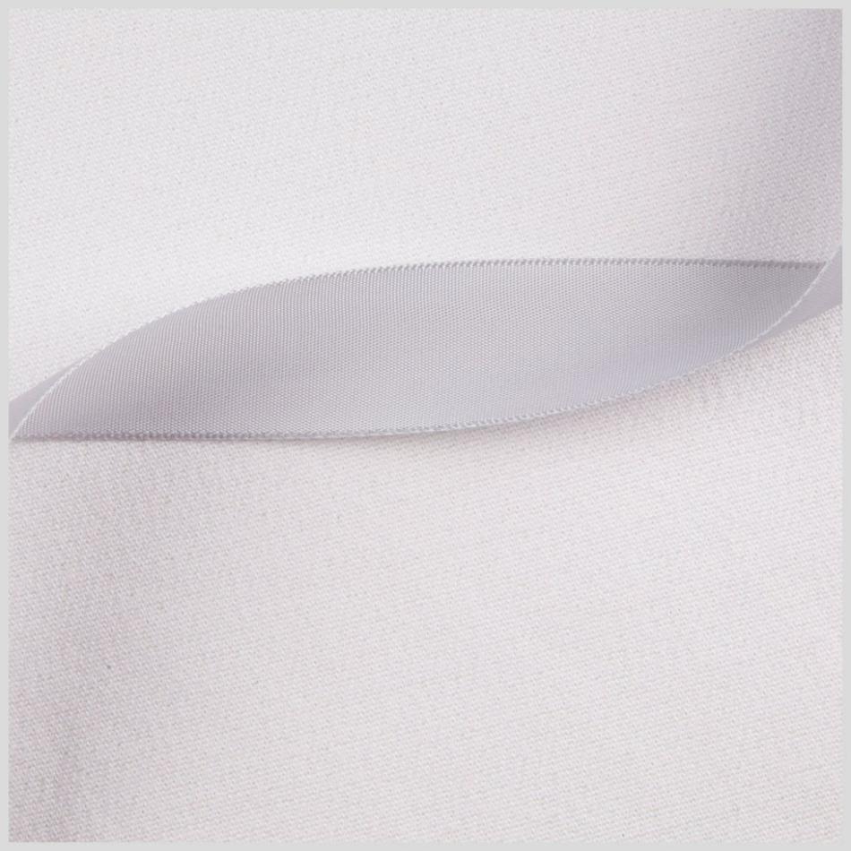 Satin | 7/8" Millennium Silver Single Face Satin Ribbon Ribbons Millennium Silver