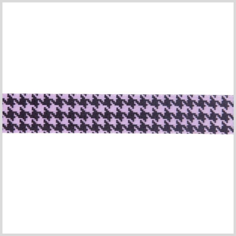 Satin | 7/8" Orchid Printed Satin Ribbon Ribbons Orchid