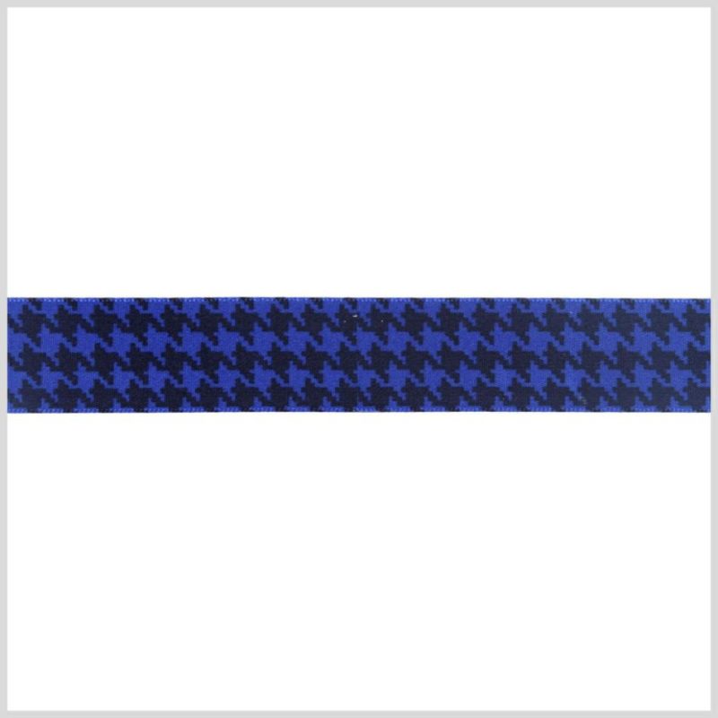 Satin | 7/8" Royal Printed Satin Ribbon Ribbons Royal