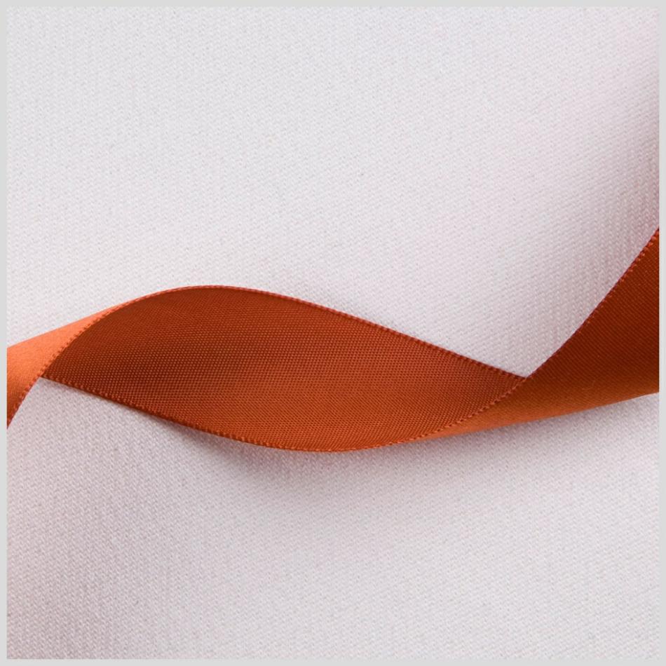 Satin | 7/8" Rust Single Face Satin Ribbon Ribbons Rust