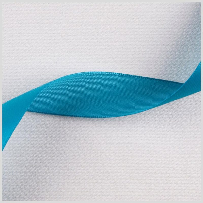 Satin | 7/8" Sapphire Single Face Satin Ribbon Ribbons Sapphire