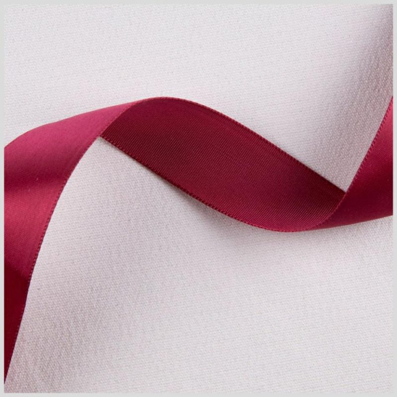 Satin | 7/8" Wine Single Face Satin Ribbon Ribbons Satin