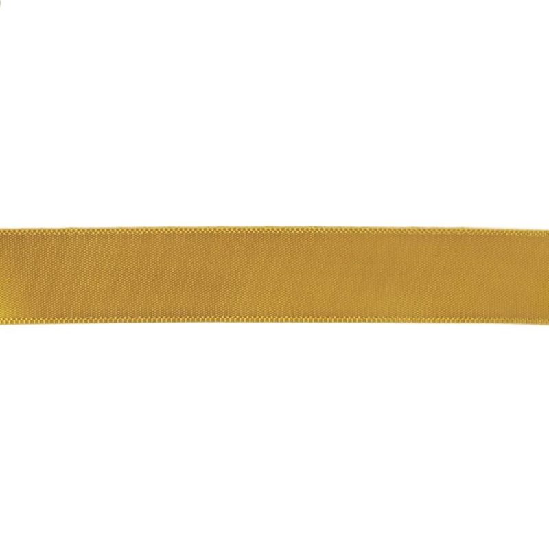 Satin | Amber Single Faced Satin Ribbon – 0.625" Ribbons Satin