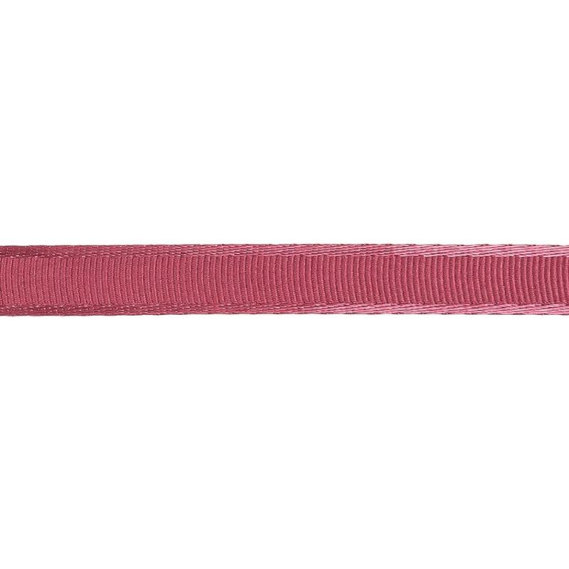 Satin | Dusty Pink Satin-Edged Grosgrain Ribbon – 0.375" Grosgrain Grosgrain