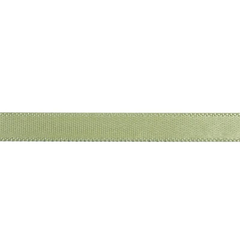 Satin | Lime Cream Single Face Satin Ribbon – 0.25" Ribbons Lime Cream