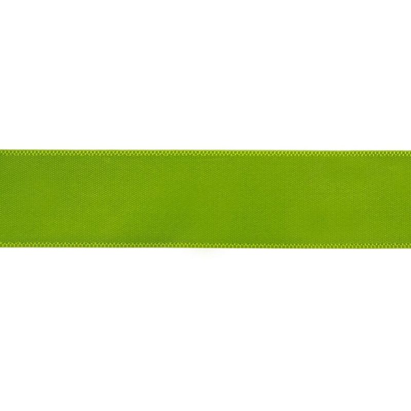 Satin | Lime Single Faced Satin Ribbon – 0.875" Ribbons Satin