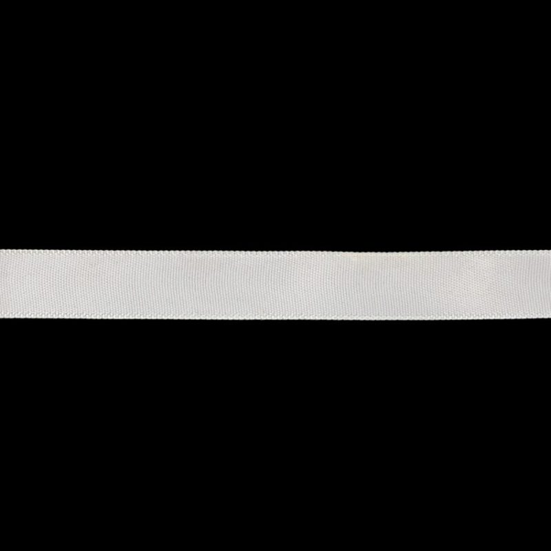 Satin | White Single Faced Satin Ribbon – 0.4375" Ribbons Satin