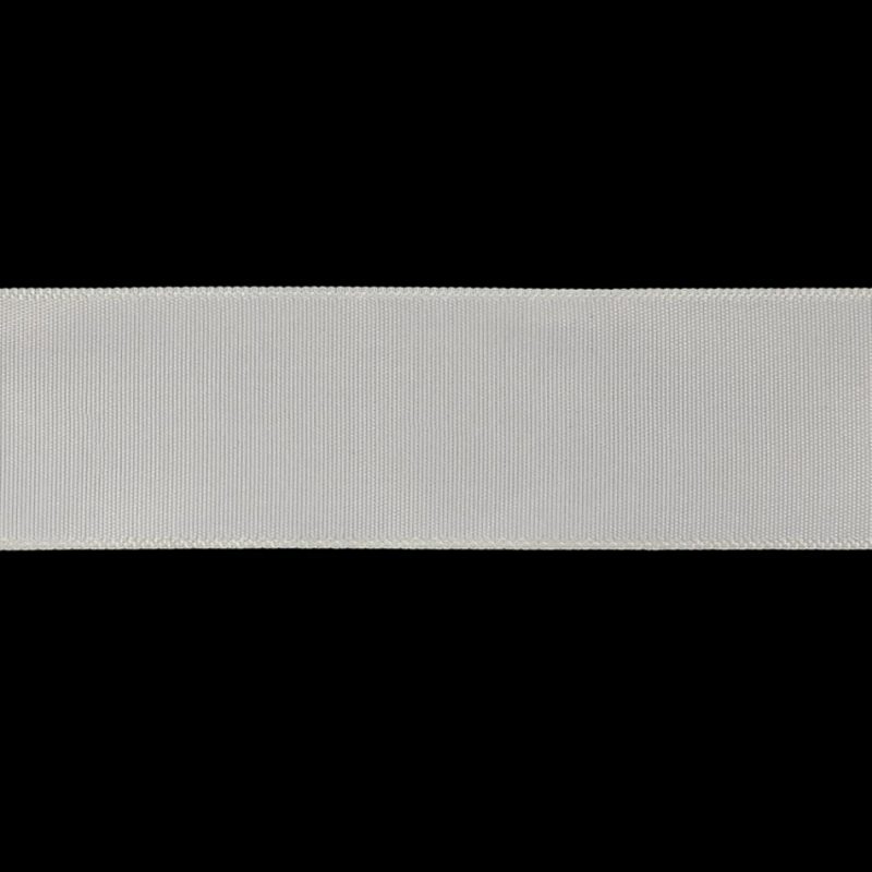 Satin | White Single Faced Satin Ribbon – 1" Ribbons Satin