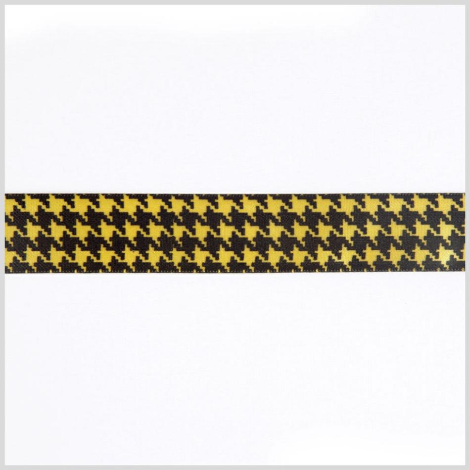 Satin | Yellow Gold Printed Satin Ribbon Ribbons Satin