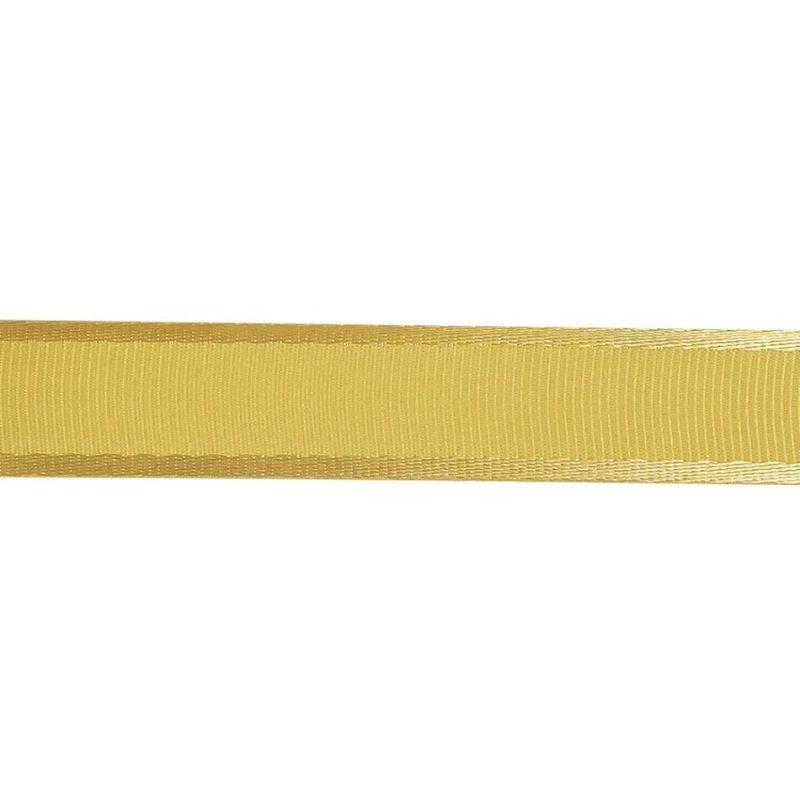 Satin | Yellow Satin-Edged Grosgrain Ribbon – 0.625" Grosgrain Grosgrain