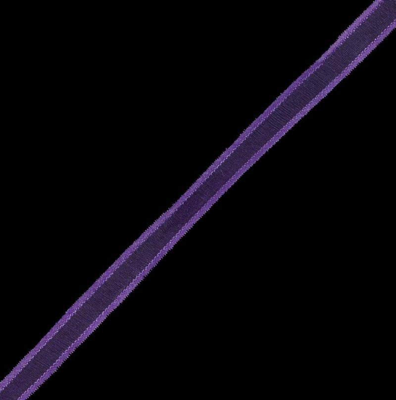 Sheer | 3/8" Purple Sheer Ribbon With Double Faced Satin Edge Ribbons Light Purple