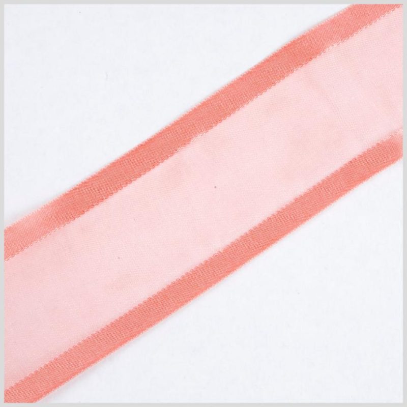 Sheer | Light Coral Sheer Ribbon – 1.5" Ribbons Light Coral