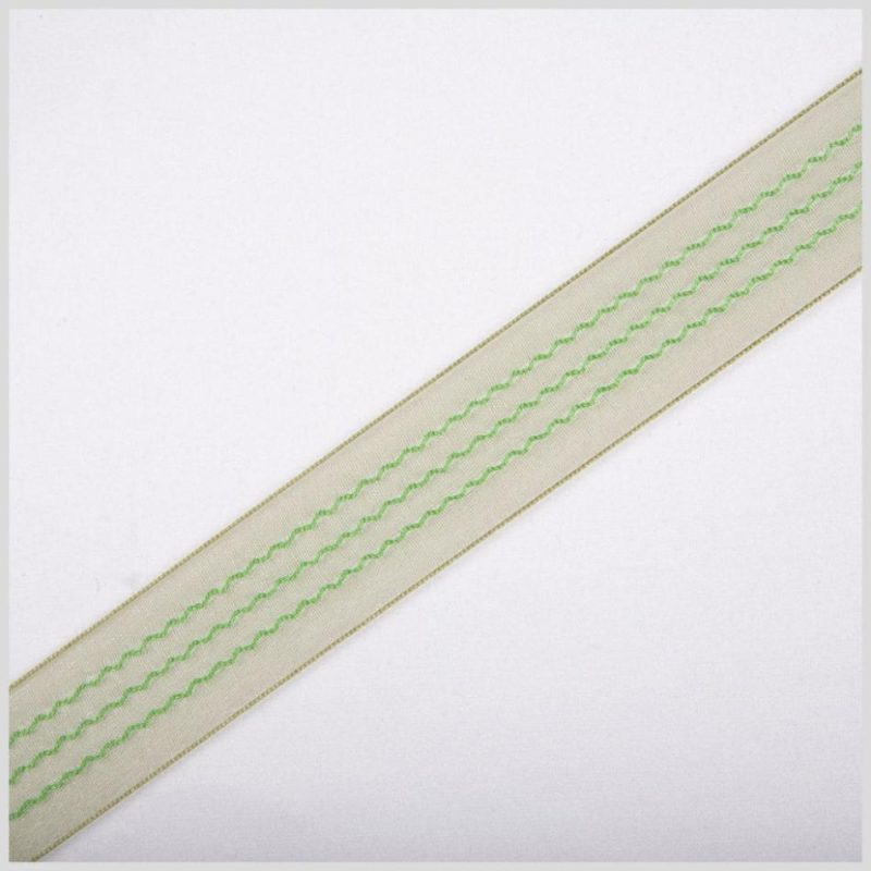 Sheer | Olive Sheer Ribbon Ribbons Olive