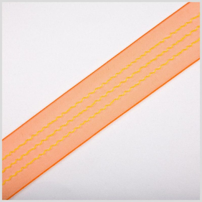 Sheer | Orange Sheer Ribbon Ribbons Orange