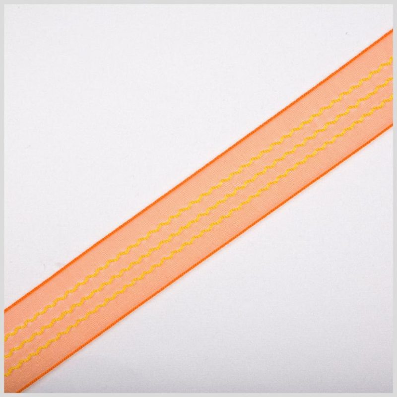 Sheer | Orange Sheer Ribbon Ribbons Orange