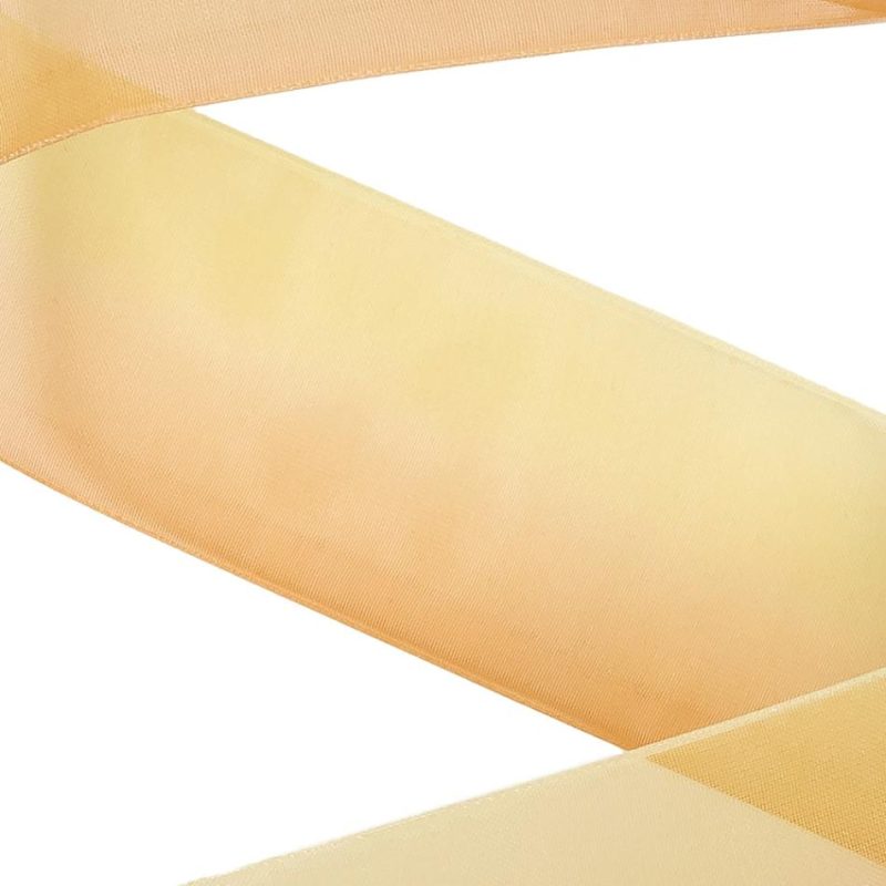 Sheer | Sheer Yellow And Orange Ombre Ribbon – 1.5" Ribbons Sheer