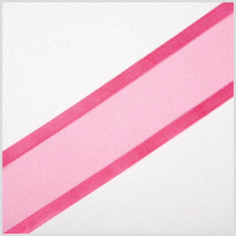 Sheer | Shocking Pink Sheer Ribbon – 1.5" Ribbons Sheer