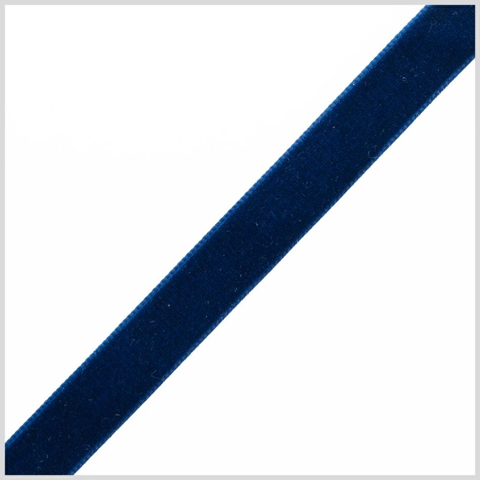 Velvet | 0.625" Deep Navy Nylon Velvet Ribbon Ribbons Deep Navy