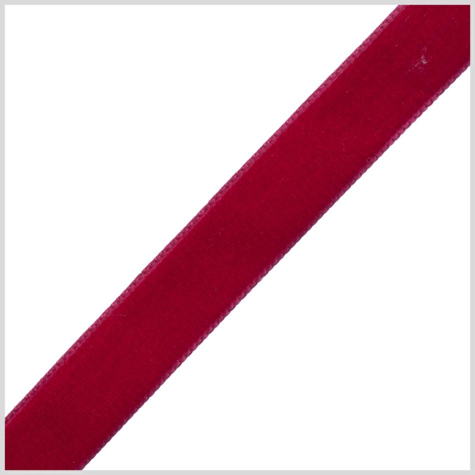 Velvet | 0.625" Wine Nylon Velvet Ribbon Ribbons Velvet