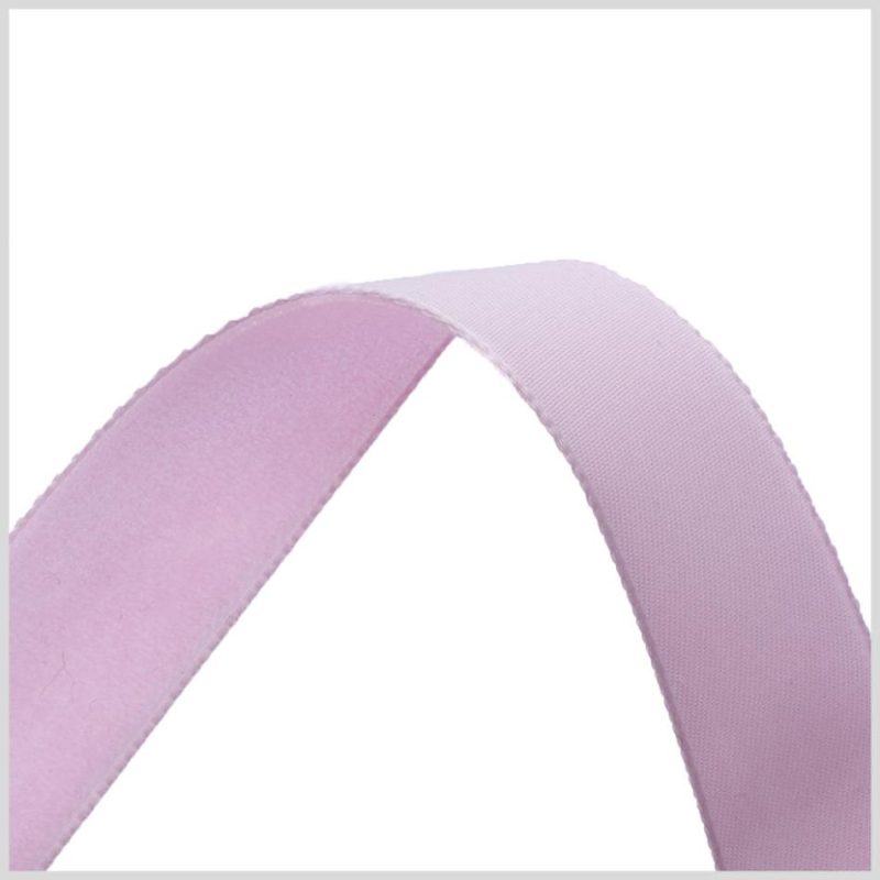 Velvet | 0.875" Baby Pink Nylon Velvet Ribbon Ribbons Baby Pink