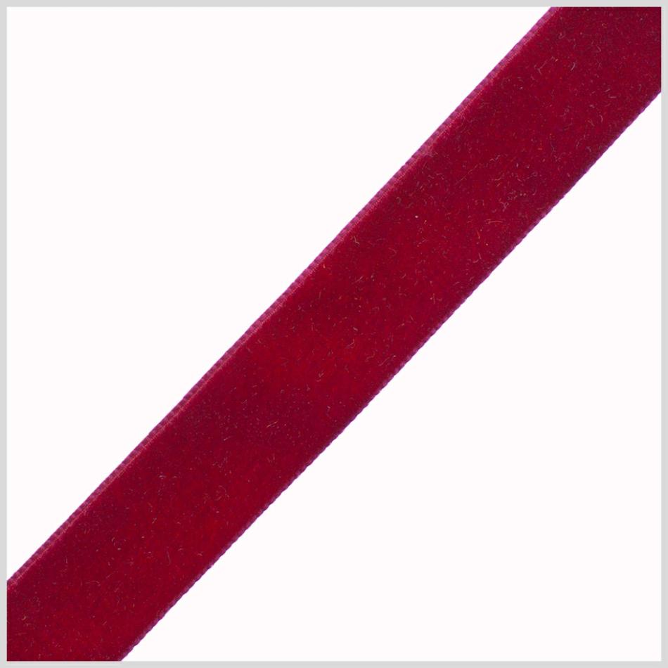 Velvet | 0.875" Wine Nylon Velvet Ribbon Ribbons Velvet