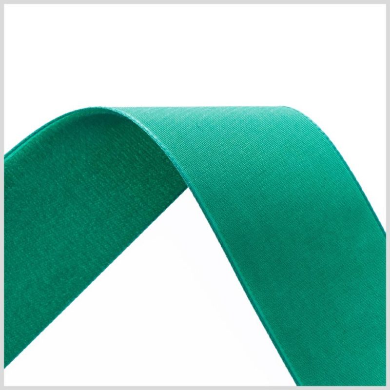 Velvet | 1.375" Emerald Nylon Velvet Ribbon Ribbons Emerald