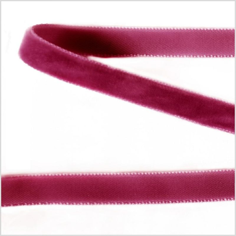 Velvet | Azalea Single Face Velvet Ribbon – 0.375" Ribbons Azalea