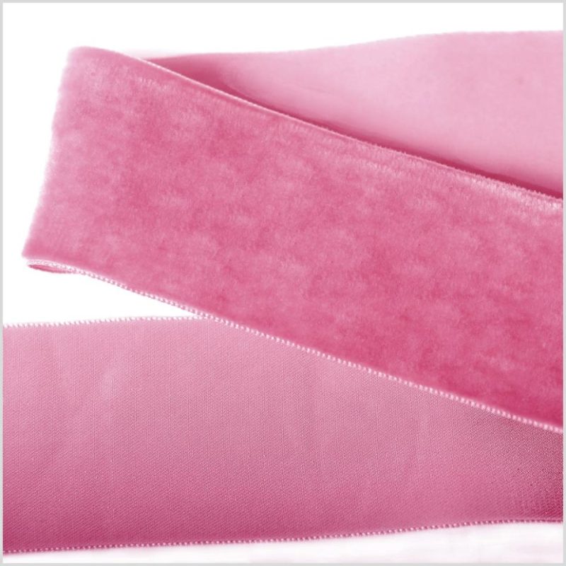 Velvet | Beauty Pink Single Face Velvet Ribbon – 2" Ribbons Beauty