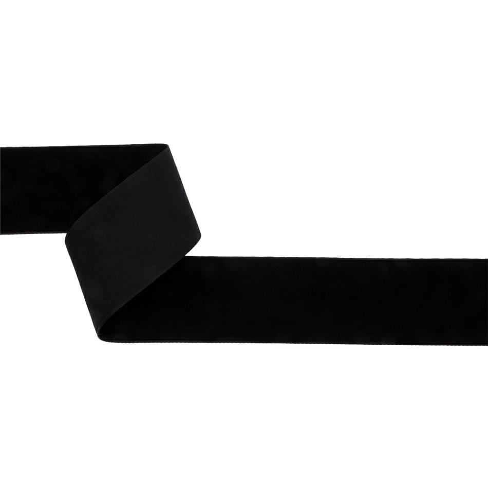 Velvet | Black Rayon Velvet Ribbon – 1.5" Ribbons Gunpowder