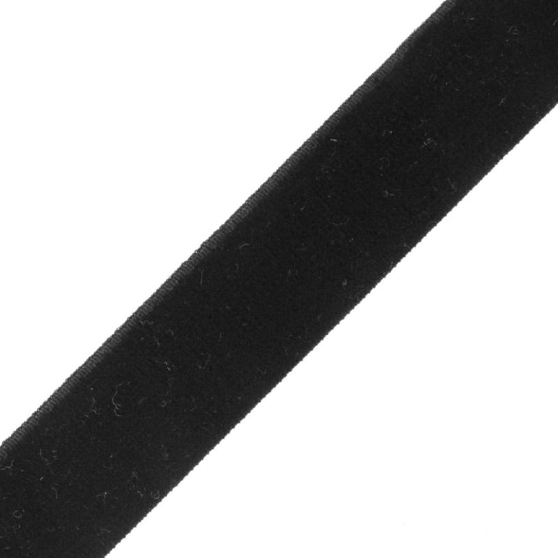 Velvet | Black Stretch Velvet Ribbon – 0.625" Ribbons Black