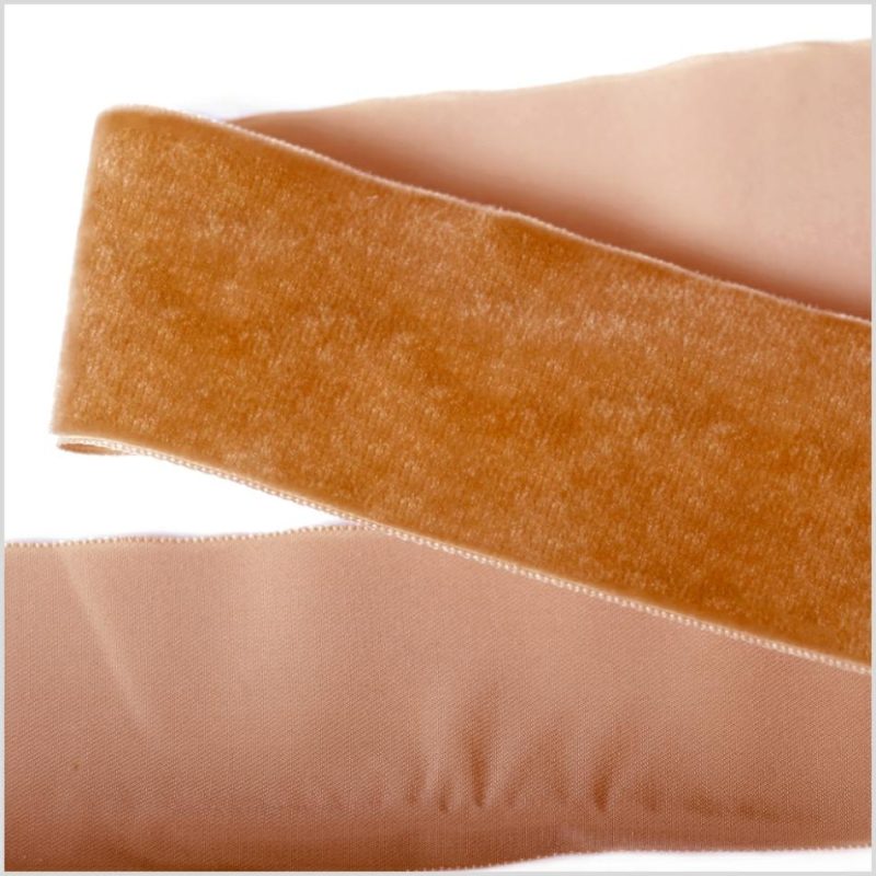 Velvet | Coffee Single Face Velvet Ribbon – 2" Ribbons Coffee