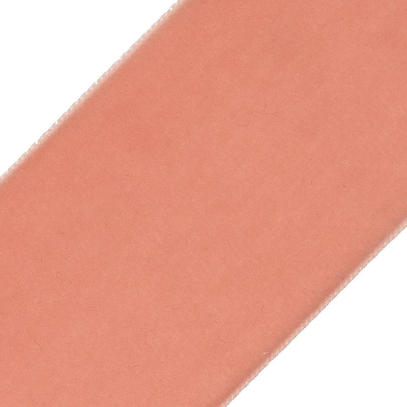 Velvet | Coral Single Face Velvet Ribbon – 2" Ribbons Coral